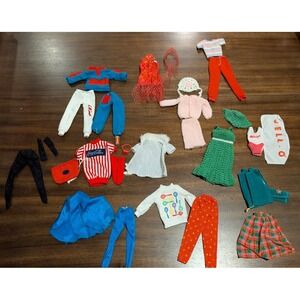 31 Pc Lot 11.5" Fashion Doll Clothes Barbie Doll Size Female Male Girl Boy
